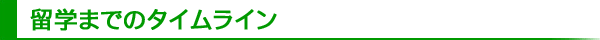 留学までのタイムライン