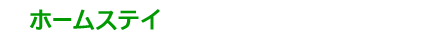 ホームステイ