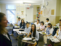 海外経験が十二分に生きる進路指導・カリキュラム